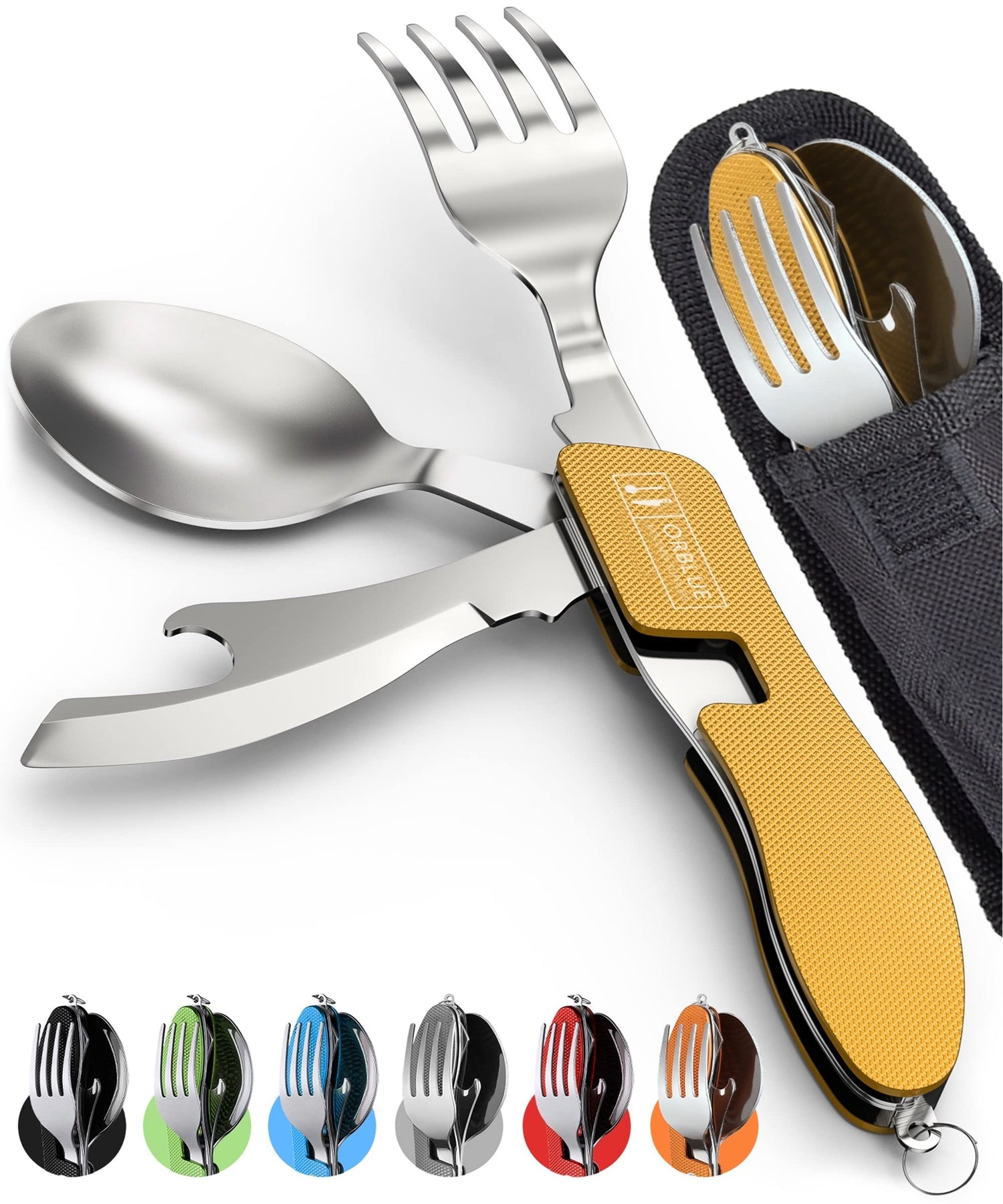 Camping Eating Utensils Set,Kopak Utensil Set,2 In