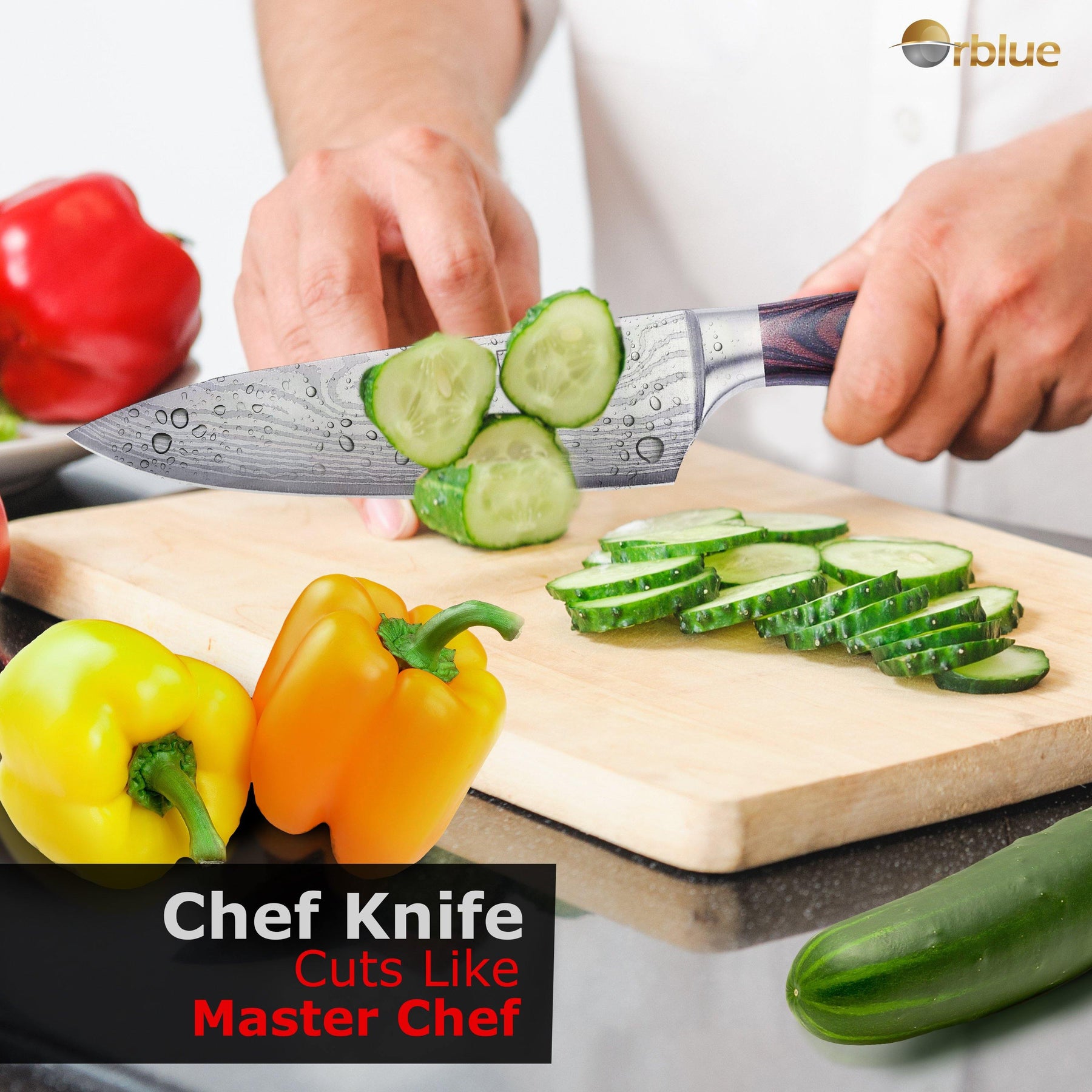 Xile chef's special kitchen round head knife for chopping vegetables